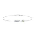 thumbnail image 1 of Engravable Bar Bracelet with Birthstone, 1 of 7