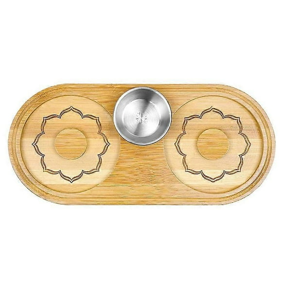 Salt Rimmer Set,Bamboo Barkeepers Salt Box Sugar Rimmer for Bar Party