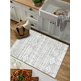 thumbnail image 2 of Moynesa 2'x3' Moroccan Entryway Rug,Gray Boho Rugs for Entryway Non-Slip Washable Small Area Rug,Farmhouse Soft Geometric Kitchen Rug Low-Pile Indoor Door Mat Throw Rugs for Entrance Front Door, 2 of 7