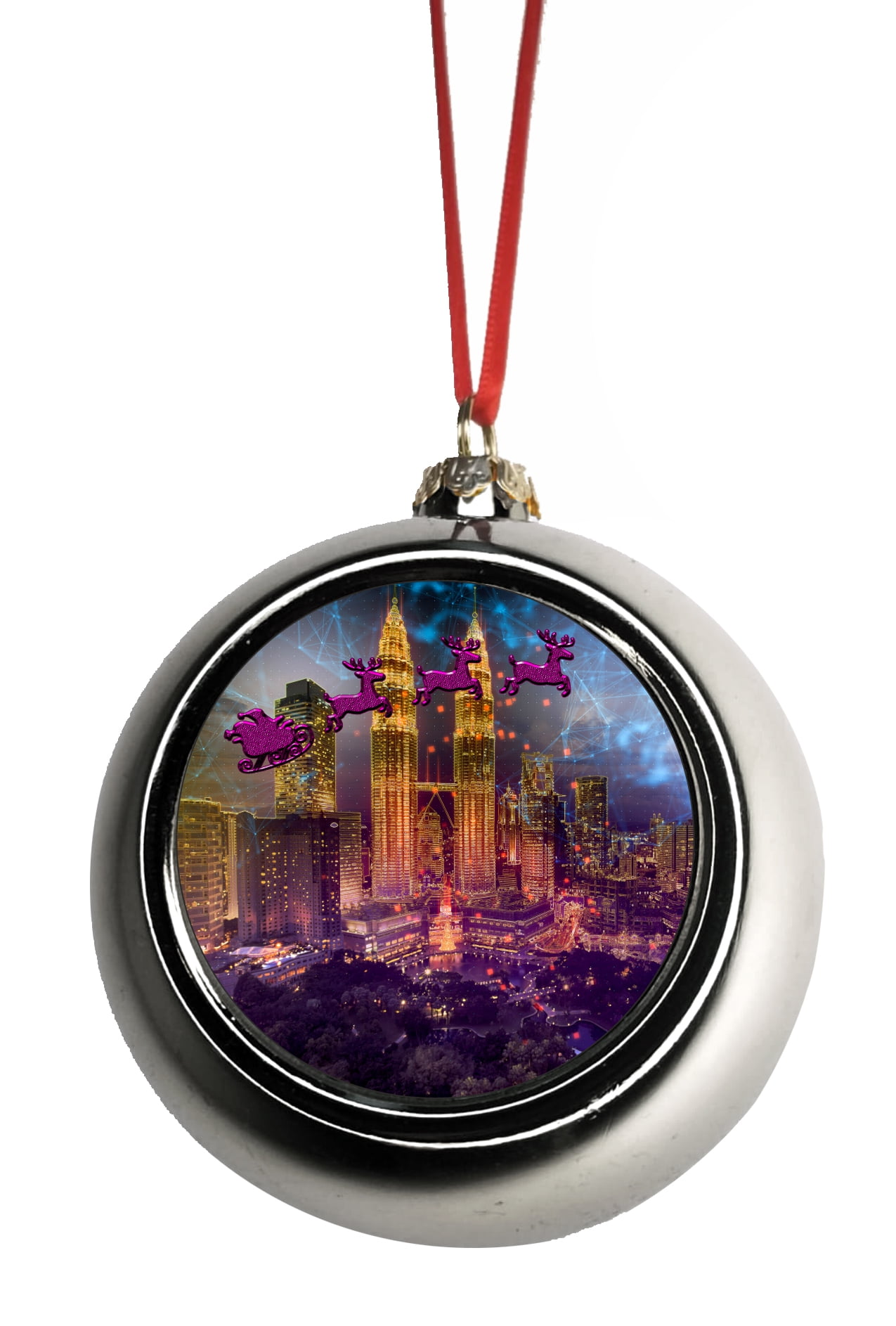Malaysia Ornament Malaysia Christmas Ornament  Kuala Lumpur Petronas
