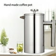 thumbnail image 2 of Jinnoda Coffee Brewing French Press Filter Tea Brewer Coffee Pot Maker Glass Kettle, 2 of 9