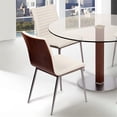 thumbnail image 3 of Armen Living Chaise de Salle à Manger de Café, Blanche (Ensemble de 1), 3 of 6