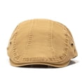 thumbnail image 3 of Byfri Men's Cotton Flat Cap Khaki Adjustable Newsboy Hat Breathable Beret-Style for Golf Driving Travel, 3 of 7