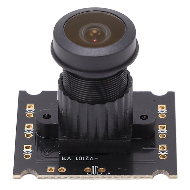 Camera Module Black Webcam Board Smoother Image Screen High Bandwidth USB Camera 0.3MP With Wider Field Of View