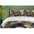 thumbnail image 5 of Ambesonne Floral Eucalyptus Duvet Cover Set, Rustic Seasonal, King, Eggshell Maroon Green, 5 of 6