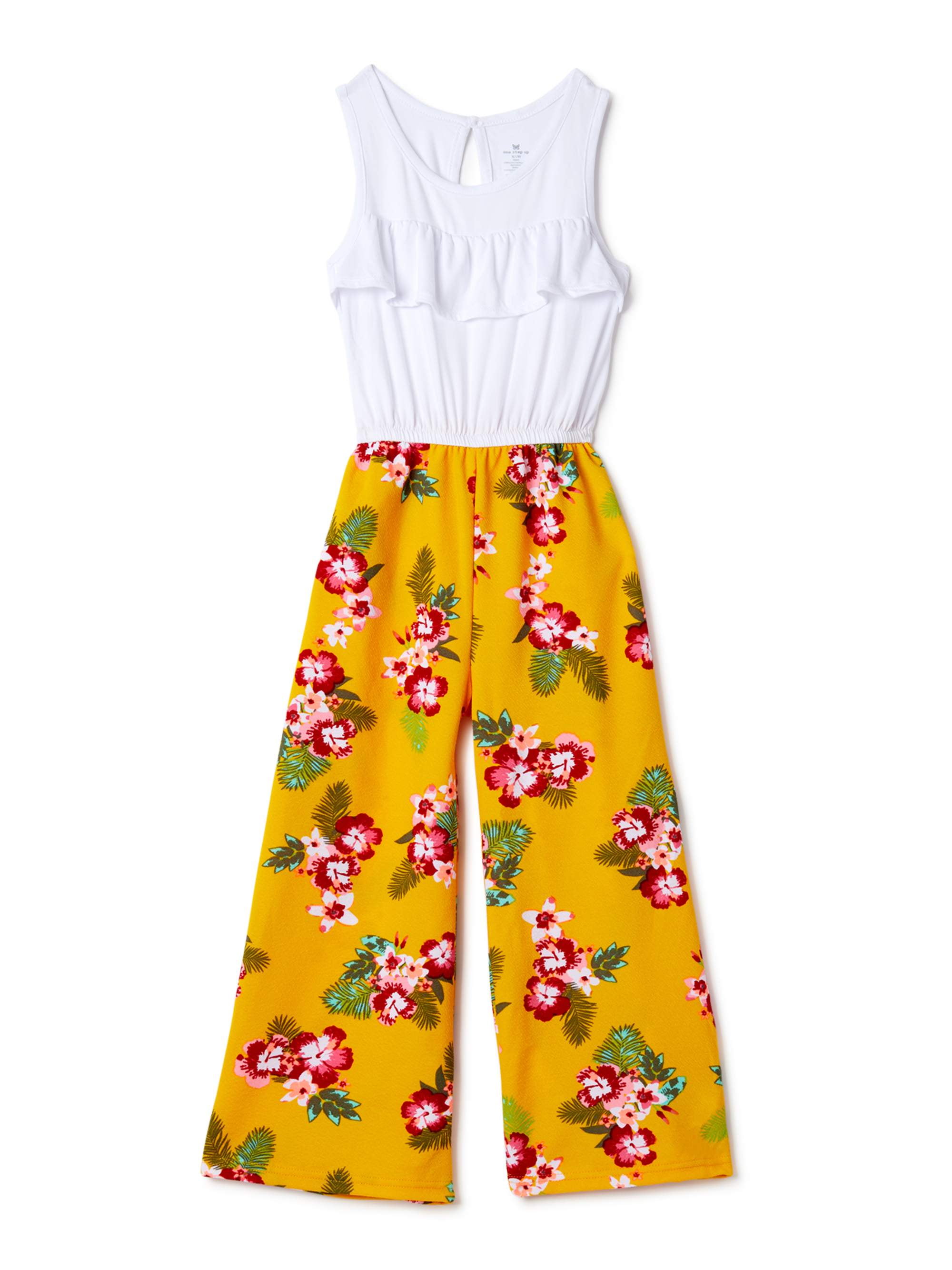 the line up ruffle jumpsuit