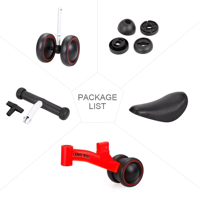 TFixol YANG KAI Q1+ Baby Balance Bike Learn To Walk No Foot Pedal Riding Toy