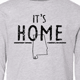 thumbnail image 4 of Inktastic It's Home- Alabama State Outline DIstressed Text Long Sleeve Youth T-Shirt, 4 of 5