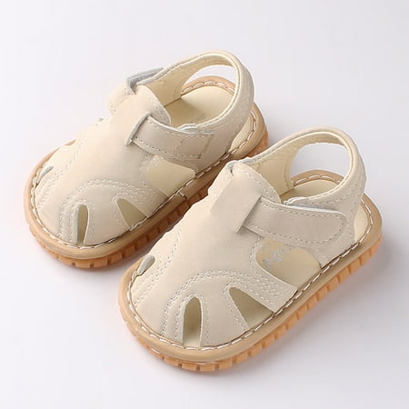 

〖Roliyen〗Toddler Shoes Baby Boys Sandals Soft Walkers Sole Girls Roman Shoes First Baby Shoes