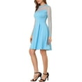 thumbnail image 4 of MODA NOVA Junior's Mesh See Through Heart Polka Sheer Skater Dress, 4 of 5