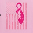 thumbnail image 2 of Wild Bobby, American, Breast Cancer Awareness, Flag, Breast Cancer Awareness, Front and Back Men Graphic Tee, Light Pink, X-Large, 2 of 4