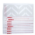 thumbnail image 1 of Knitting Machine Card10pcs Punch Cards Plastic Knitting Machine Accessories Card Machine True Excellence, 1 of 8
