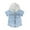 Blue, variant on PINQI Baby Sport Tops Toddler Boys Girls Short Sleeve Denim Hooded Coat Kids Tops T Shirt with Pockets Summer Fall Spring Clothes
