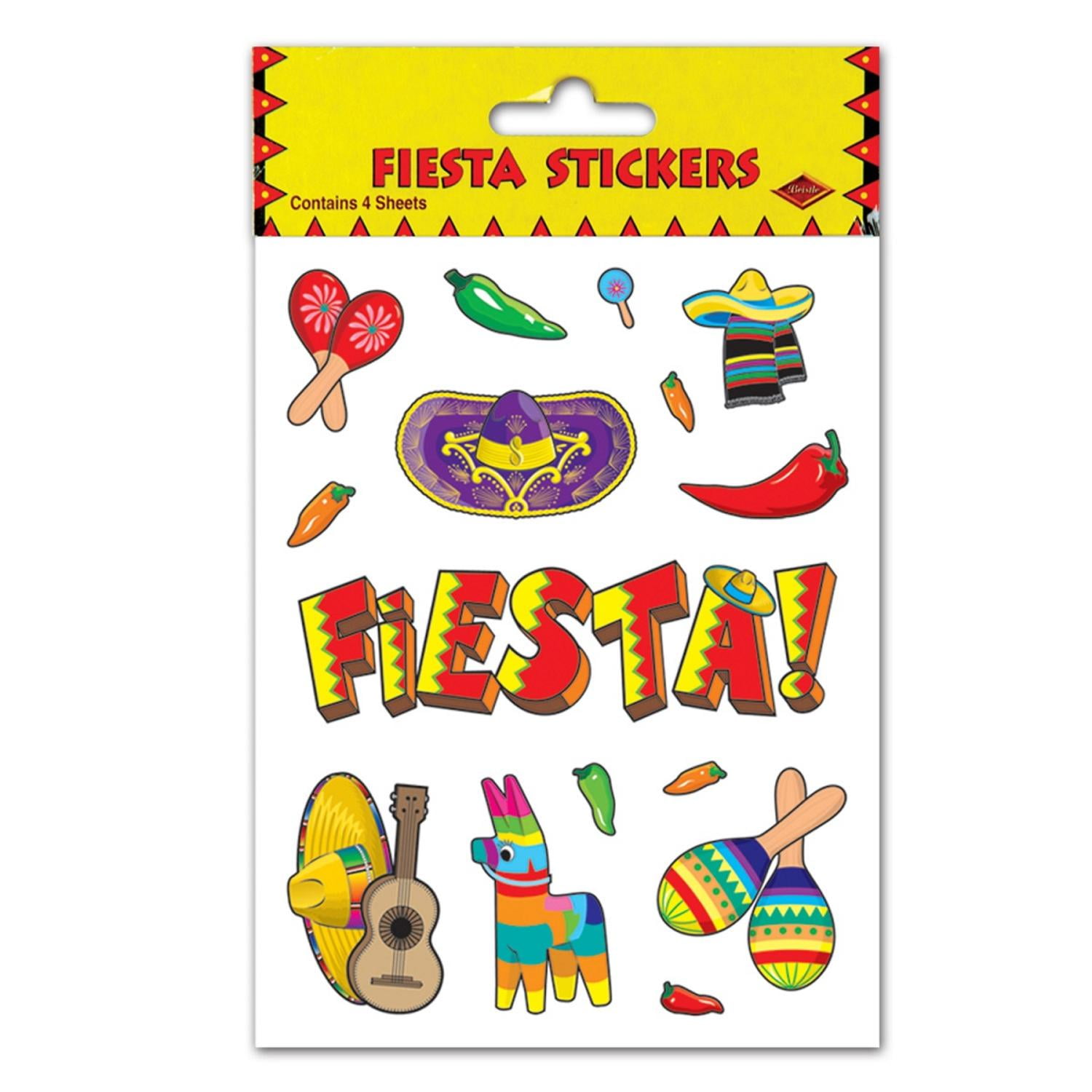 Details about   Amscan South of the Border Mexican Fiesta Body Jewelry 12 Decals Decorations