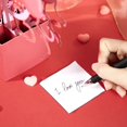 thumbnail image 4 of Tarjetas de felicitación con sobre, regalos de San Valentín, forma de amor, tarjeta de agradecimiento emergente para boda, aniversario, cumpleaños, día de la madre, 4 of 4