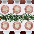 thumbnail image 6 of Rose Conch Black Round Placemats Plate Mats 15 Inch Non-Slip Heat Resistant Washable PVC Set Indoor for Kitchen Dining Table 4PCs, 6 of 6