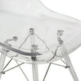 thumbnail image 4 of Dover Molded Side Chair with Acrylic Base, Set of 4 - Clear, 4 of 7