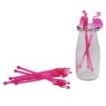thumbnail image 3 of 40x10 Piezas Hawaii Flamingo Cocktail Milk Coffee Stirring Sticks Party Rose Sunnimix Trituradores de café, 3 of 8
