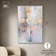 thumbnail image 5 of Refreshing Boho Elegant Abstract Canvas Wall Art by Art Remedy, Silver Floater Frame, 36"x54", 5 of 7