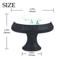 thumbnail image 4 of 4 Pcs Snowman Skiing Knobs for Kitchen Cabinet Cupboard Dresser Bookcase Drawer Pulls Handles Round Home Decor, 4 of 8