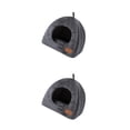 thumbnail image 1 of Methold Cama portátil para conejos, cachorros y gatitos, suministros para mascotas, cojín gris oscuro S Gris oscuro S 2Conjunto, 1 of 1