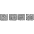 thumbnail image 1 of Leather Craft 3/4 Inch 19mm Art Alphabet Stamp Set A Z Capital Letter, 1 of 3