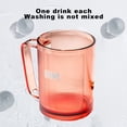 thumbnail image 5 of sruoe Mouthwash Cup, Bathroom Tumblers, Toothbrush Holders Mugs, Toothbrush Cups for Bathrooms, Brushing Cups, Bathroom Tumbler Mug, Reusable Drinking Cup, Plastic Toothbrush Cups, 5 of 5