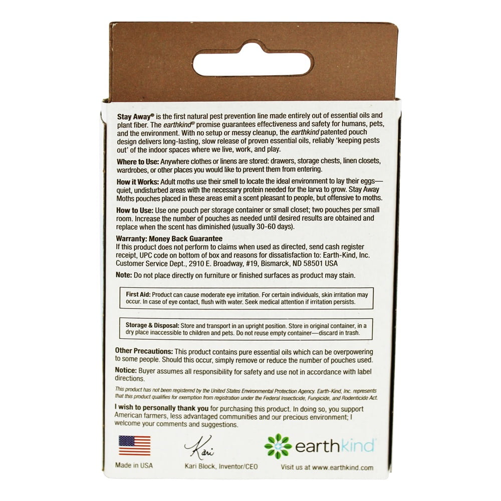 Stay Away Moth Repellent, 2.5 oz (Case of 3)