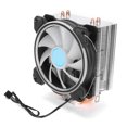 thumbnail image 2 of Enfriador de CPU Disipación de calor rápida Cobre puro Cuatro tubos de calor Radiador RGB silencioso para computadoras de escritorio, 2 of 8
