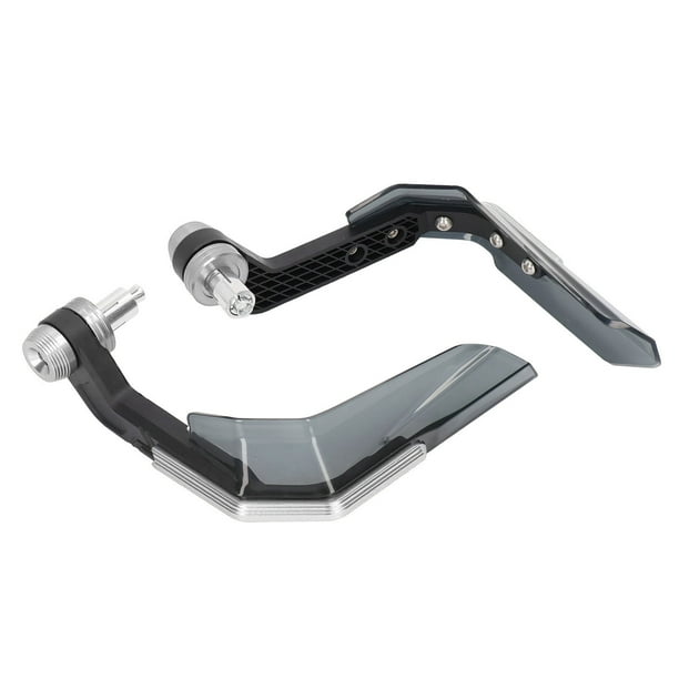 Guardamanos de motocicleta de 22 mm de aleación de aluminio universal para moto deportiva ATV MX Motocross plata Jadeshay A