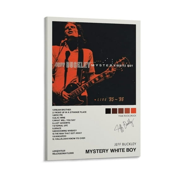 Jeff Buckley Poster Print Poster Prints Canvas Wall Art for Trendy Dorm Room Decor Aesthetic Gift