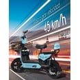 thumbnail image 2 of Red Velvet Bicicleta Electrica 350w Pantalla Lcd Azul 48v 12a, 2 of 6