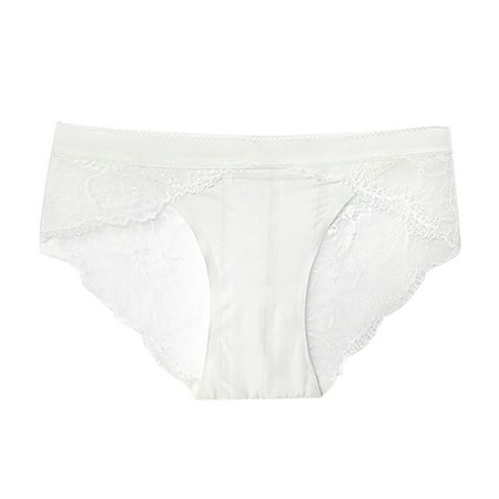 

Womens Ladies Transparent Lacecotton Hollow Breathable Quality Thongs