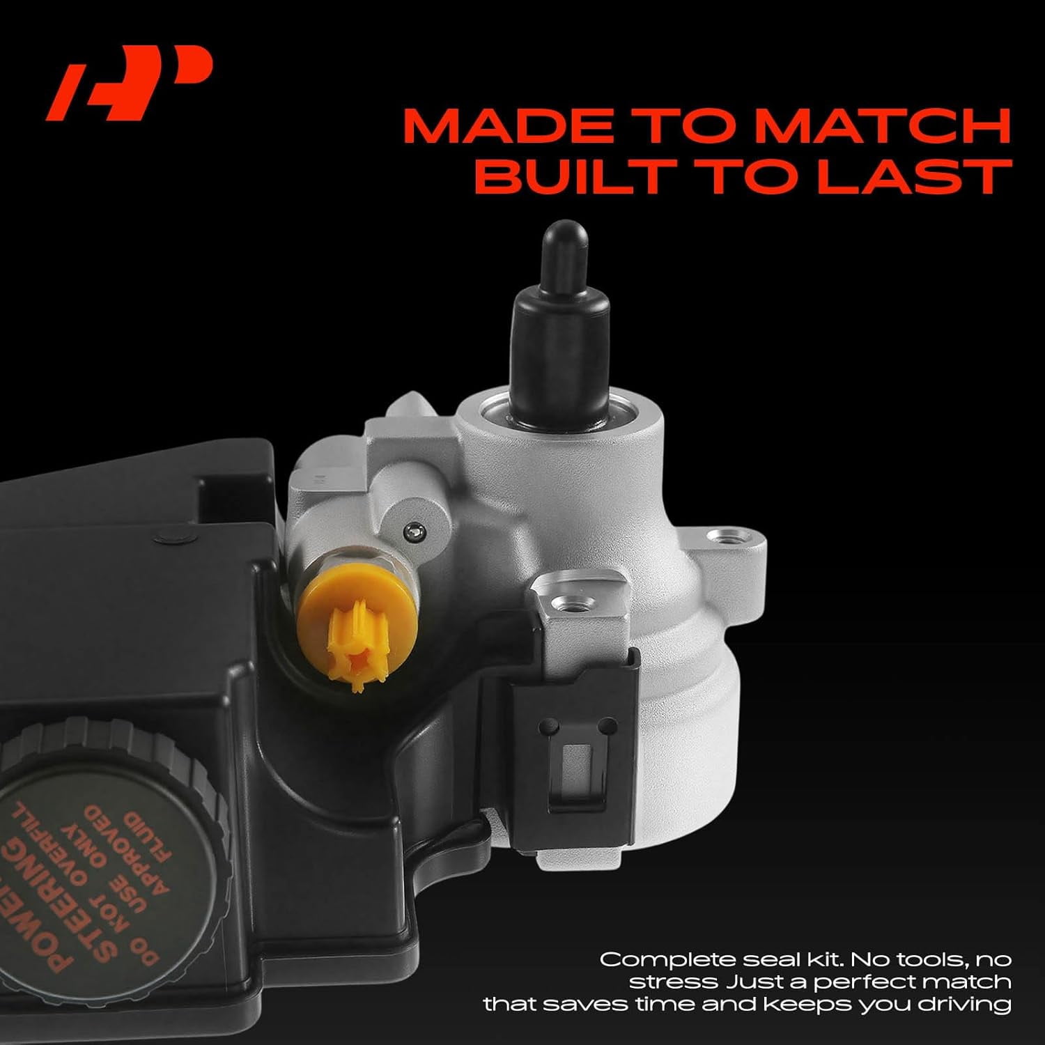 A-Premium Power Steering Pump with Reservoir Compatible with Chevrolet S10 GMC Sonoma Isuzu Hombre 1995-2000