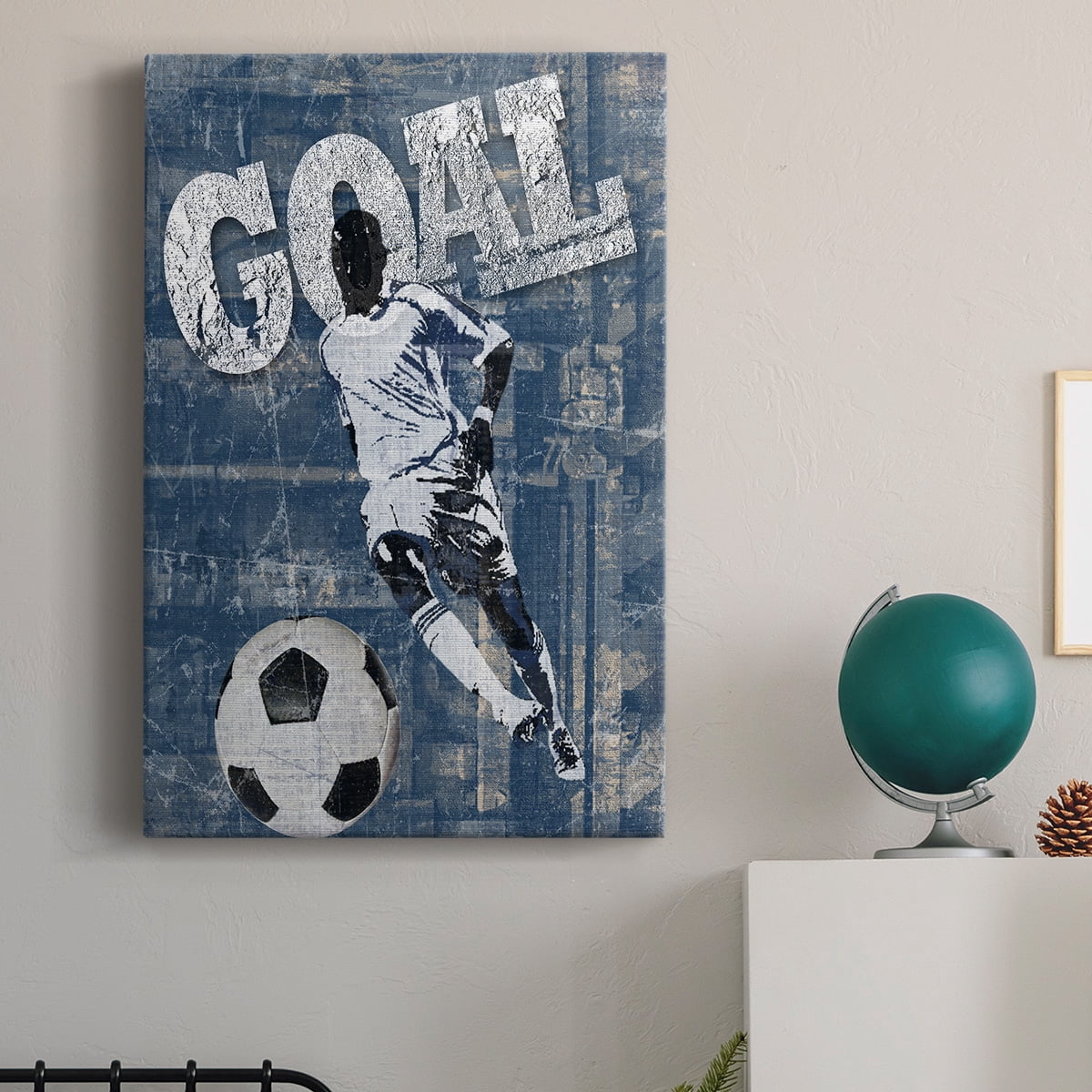 Goal Scorer Premium Gallery Wrapped Canvas - Ready to Hang