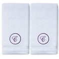 thumbnail image 3 of Monogrammed Hand Towels for Bathroom Kitchen Makeup | Personalized Gift for Wedding-Bridal | Custom Luxury Turkish Towel | Spa Collection, Oversized, 16 X 30 Inch, Set of 2, 3 of 3