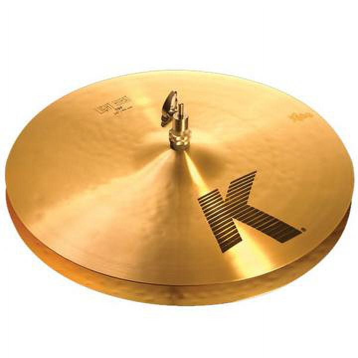 Zildjian K0926 K Light 16 Inch Hihat Cymbal Pair Low Profile Traditional Finish