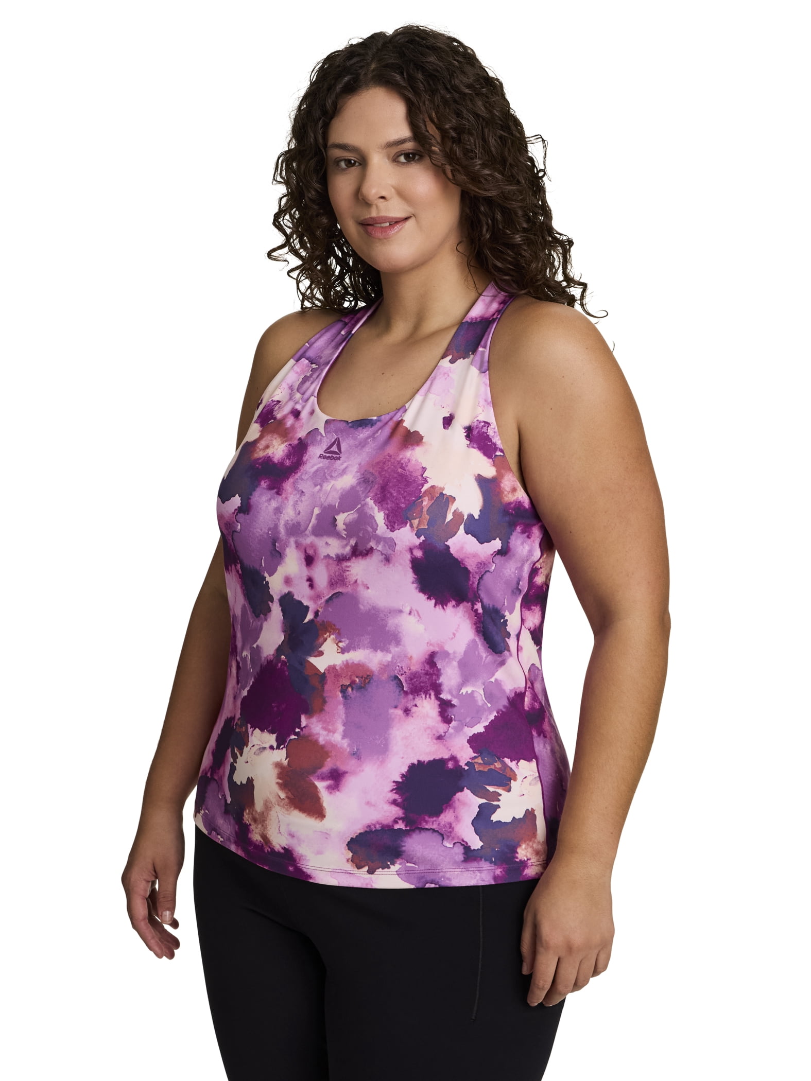 Reebok Women's Medium Impact Move Bra Tank with Removable Cups, Sizes XS-4X