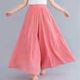 thumbnail image 4 of Babysbule Womens Wide Leg Dancing Pants Fashion Women's Summer Casual Loose Elastic Waist Comfy Trousers Pants, 4 of 8
