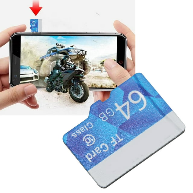 Micro Memory Card for Digital Cameras, Mobile Phones, Class 10 Large Storage Card, Plug and Play, Universal TF Card for MP3 Players, Tablets, Dashcams