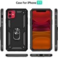 thumbnail image 2 of Phone Case for iPhone 11 Pro Case 11 Pro Phone Case,Military Grade Protective iPhone 11 Pro Cases Cover with Ring Car Mount Kickstand for iPhone 11 Pro - Black, 2 of 12