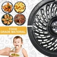thumbnail image 4 of FZHANC-Air Fryer Replacement Parts, Round Grill Plate Crisper Plate for 2-2.6QT Non-Stick Coating Air Fryer Accessories Air Fryer Rack Compatible with Gowise Chefman Dash Power, Dishwasher Safe, 4 of 4