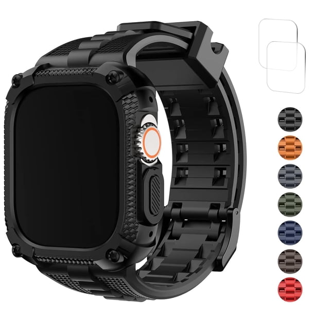 Correa de reloj Fullmosa Rugged compatible con Apple Watch Ultra de 49 mm