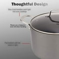 thumbnail image 2 of Swiss Diamond Hard Anodized Non-Stick 8 Quart Stockpot W/Lid (9.5"), 2 of 5