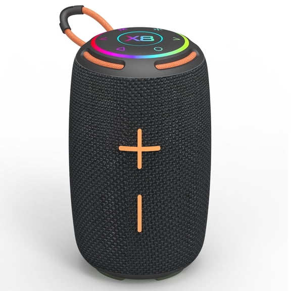 PJGCWB Portable Bluetooth Speaker, Wireless Mini Subwoofer with IPX5 Waterproof, for Home and Outdoor ,Black