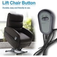 thumbnail image 2 of Tcgg-electric Télécommande d'Inclinateur Abs 2 Boutons Commande Manuelle pour Fauteuil Inclinable Sofa Fauteuil Élévateur Électrique Lit Table de Massage de Relaxation, 2 of 5