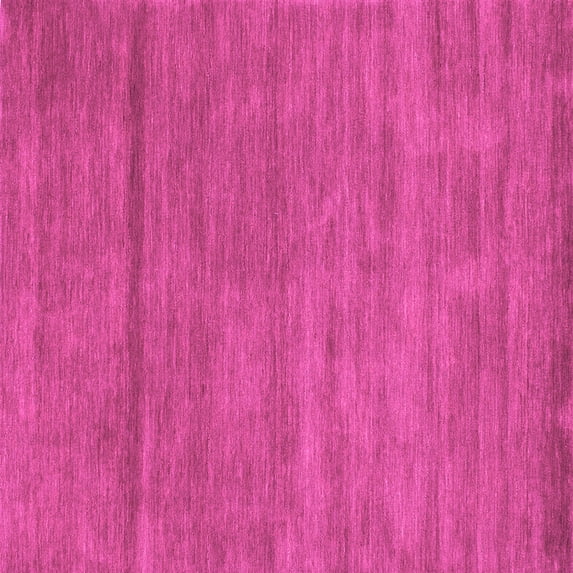 Ahgly Company Indoor Square Abstract Pink Contemporary Area Rugs, 6' Square