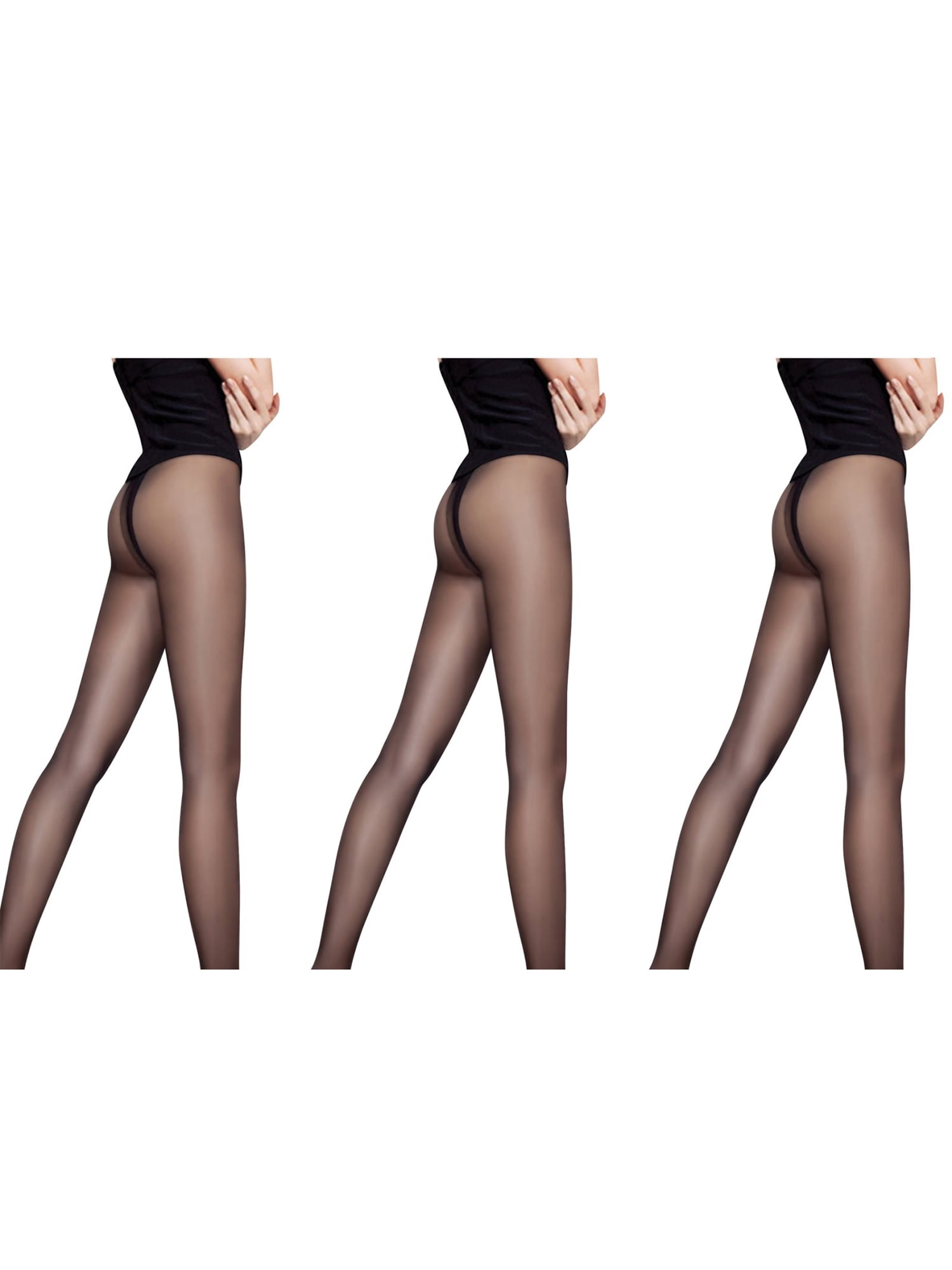 JenniWears Women's 3Pack High Waist Control Top Reinforced Seamless