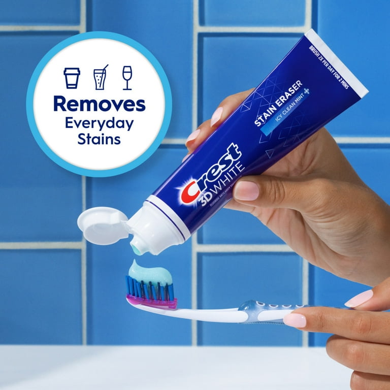 4 pack) Crest 3D White Stain Eraser Teeth Whitening