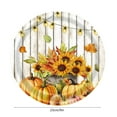 thumbnail image 3 of Linnome Fall Party Supplies Thanksgiving Paper Plates Paper Plates, Napkins, Pumpkin, Autumn, Maple Leaf Pattern for Thanksgiving Harvest Party Decorations, 3 of 6